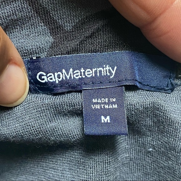 Gap Maternity Dress women’s size medium Gray Cotton Blend Jersey dress - Picture 8 of 12